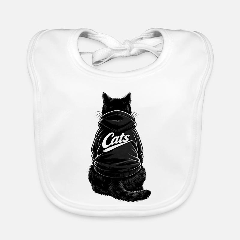 Cats Bavoir bio Bébé