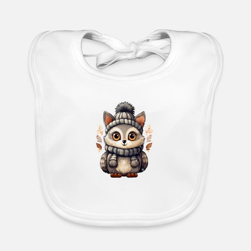 Doudou avec écharpe et chapeau Bavoir bio Bébé
