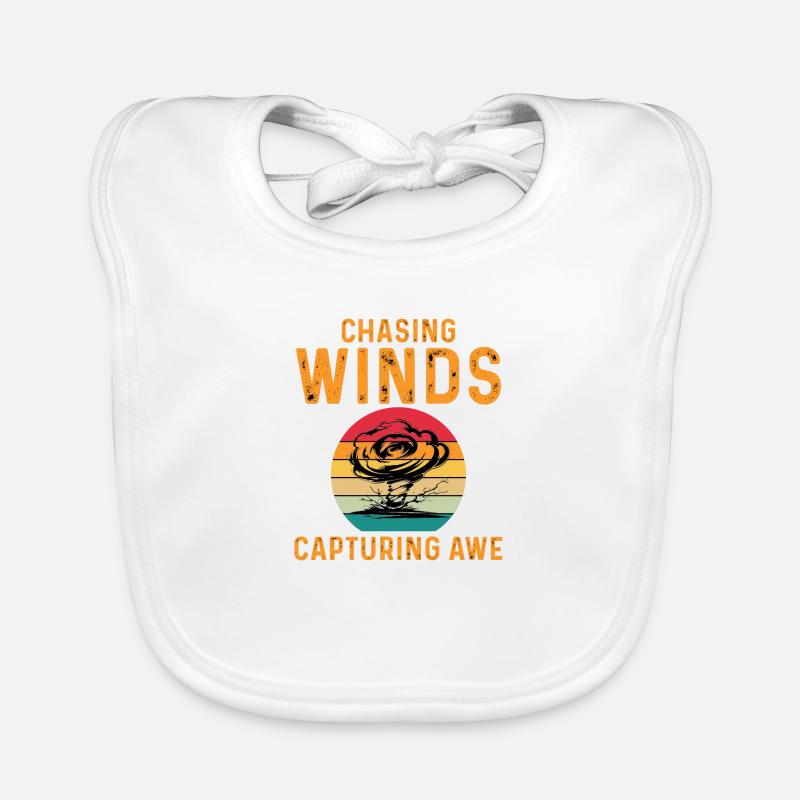 Storm Chasing: Chasing Winds, Capturing Awe Organic Baby Bibs