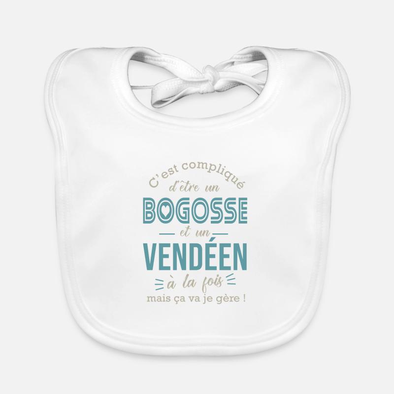 Vendéen cadeau vendée Bavoir bio Bébé