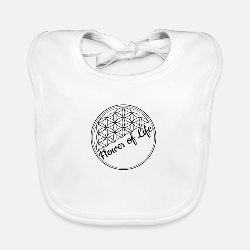 Blume des Lebens Baby Bio-Lätzchen