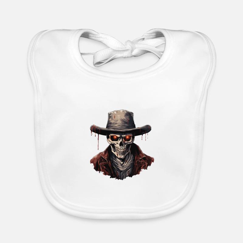 Skullhead 2 Organic Baby Bibs