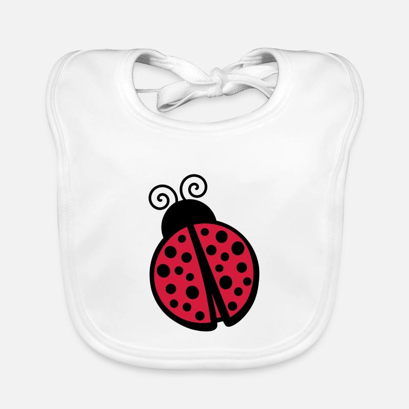 Ladybug Organic Baby Bibs