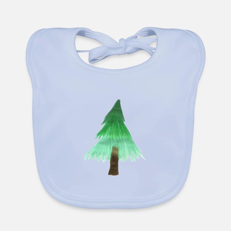 Weihnachtsbaum Baby Bio-Lätzchen
