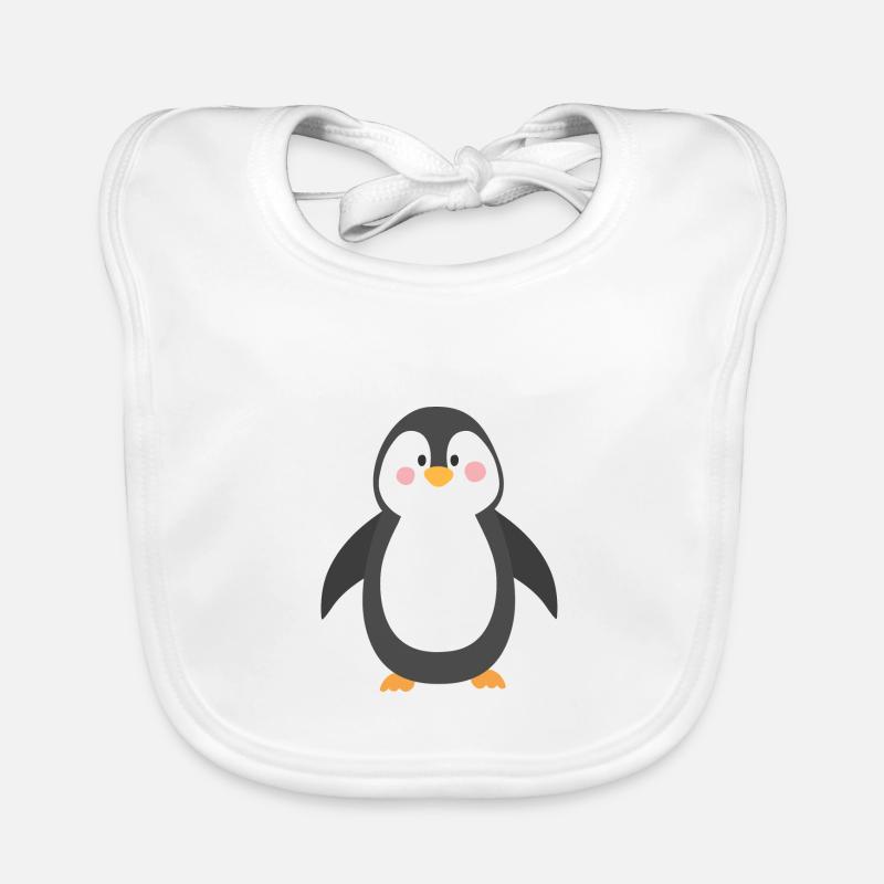 Süßer Pinguin Baby Bio-Lätzchen