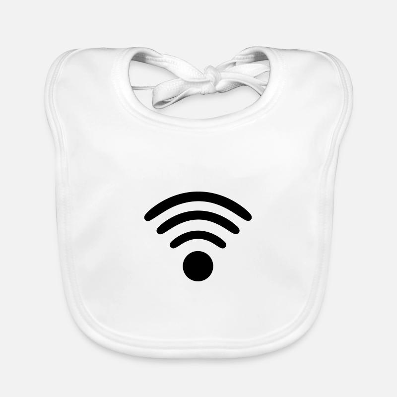 WLAN Internet Online Smartphone Gift Organic Baby Bibs
