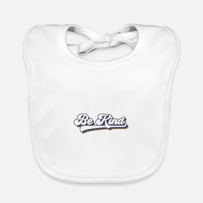 Be Kind LGBT Rainbow Gy Pride Ally Organic Baby Bibs