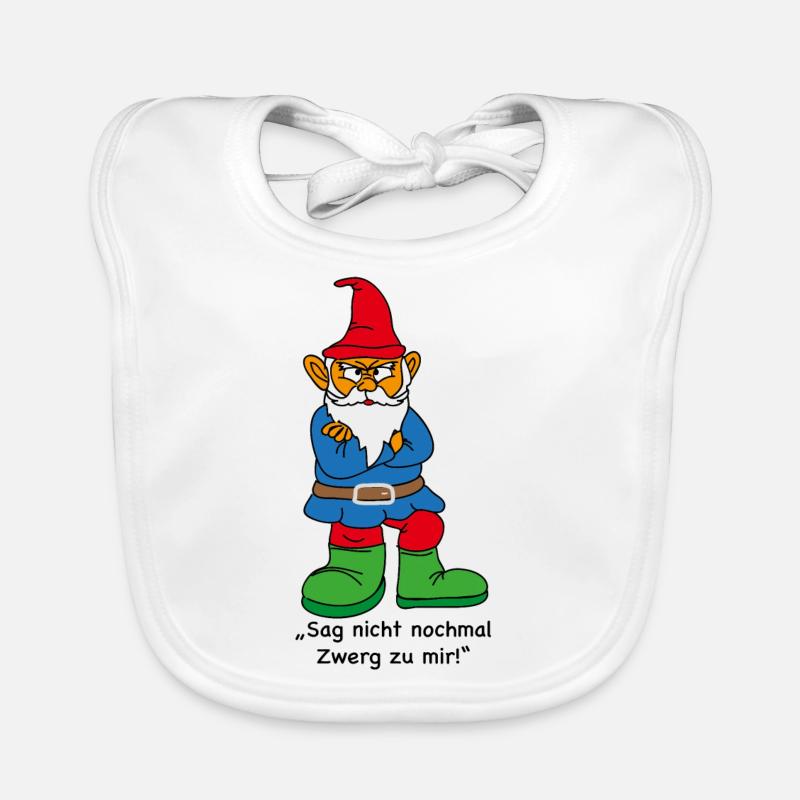 Wütender Zwerg Baby Bio-Lätzchen