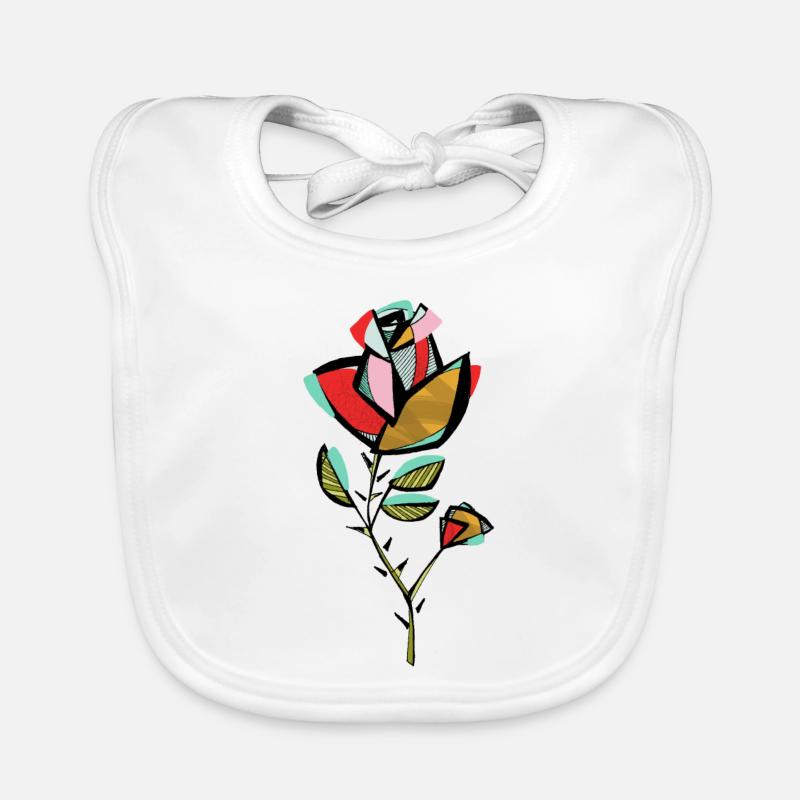rose Organic Baby Bibs