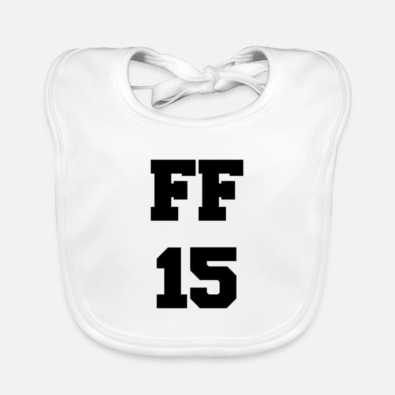 FF15 LoL Surrender - Bavoir bio Bébé - blanc