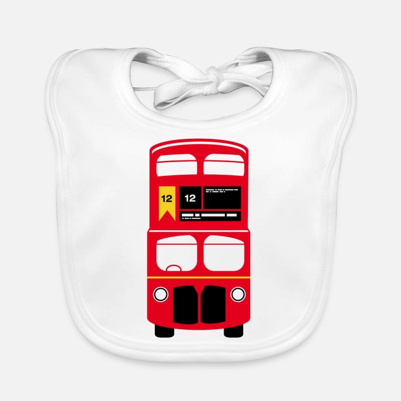 Londres Doppeldekcerbus Conception Bavoir bio Bébé