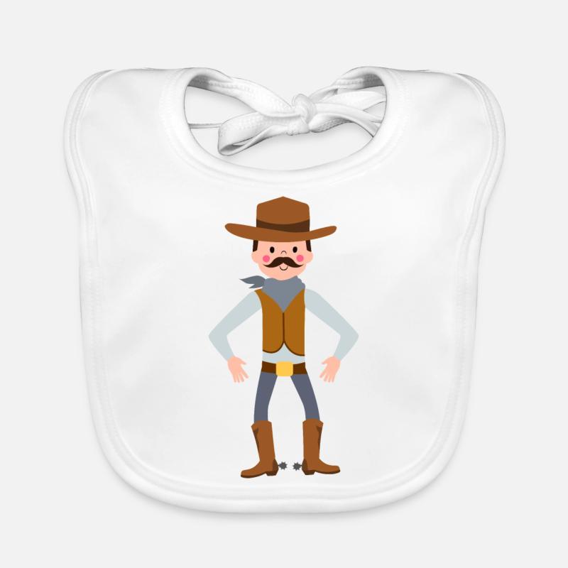 cow-boy Bavoir bio Bébé