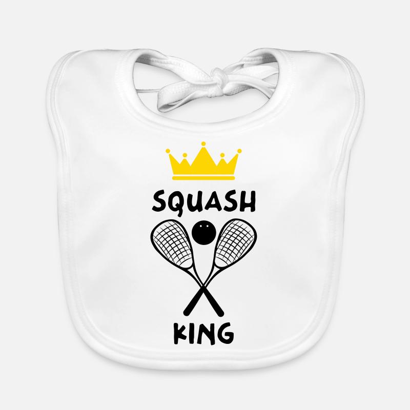 Der König von Squash - Squash King Baby Bio-Lätzchen