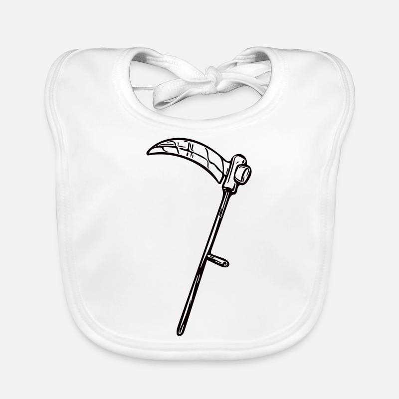 Sharp Scythe Vector Organic Baby Bibs