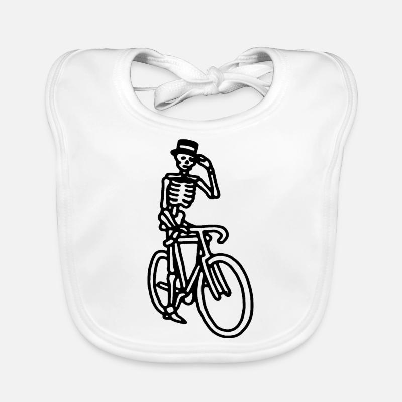 Skeleton Organic Baby Bibs