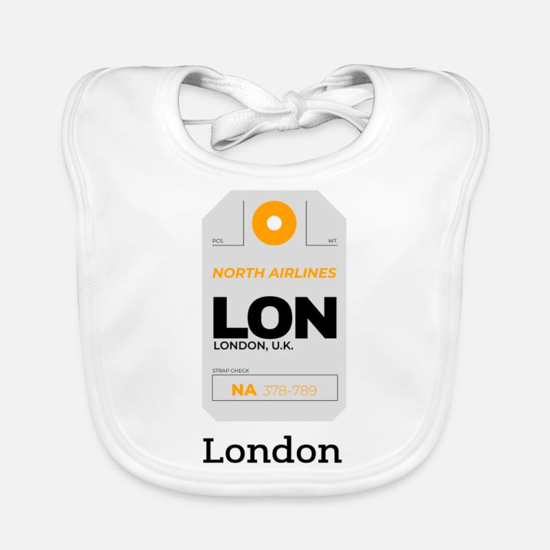 Londres Bavoir bio Bébé