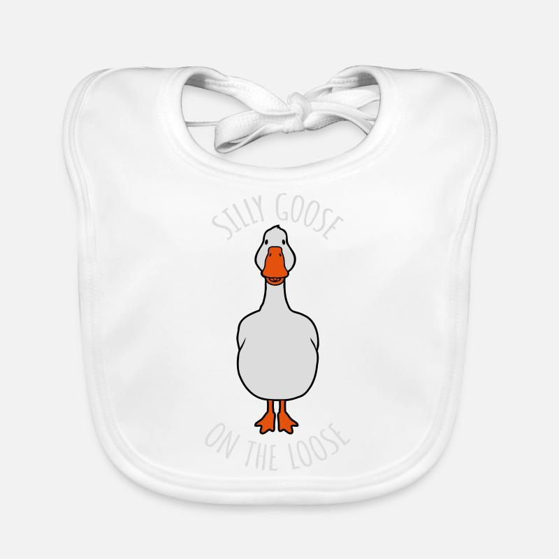 goose on the loose Organic Baby Bibs
