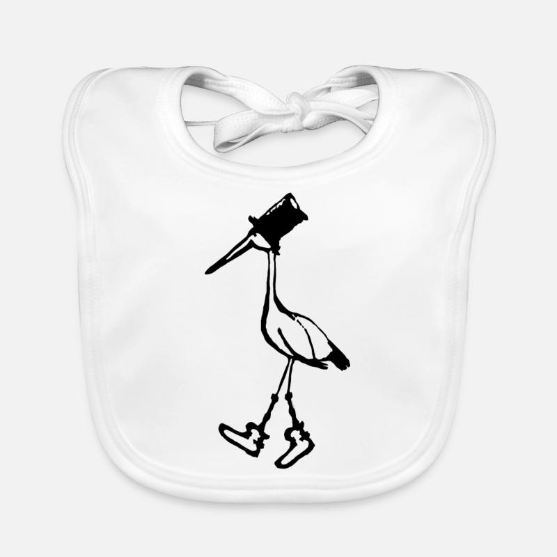 Herr Storch Baby Bio-Lätzchen