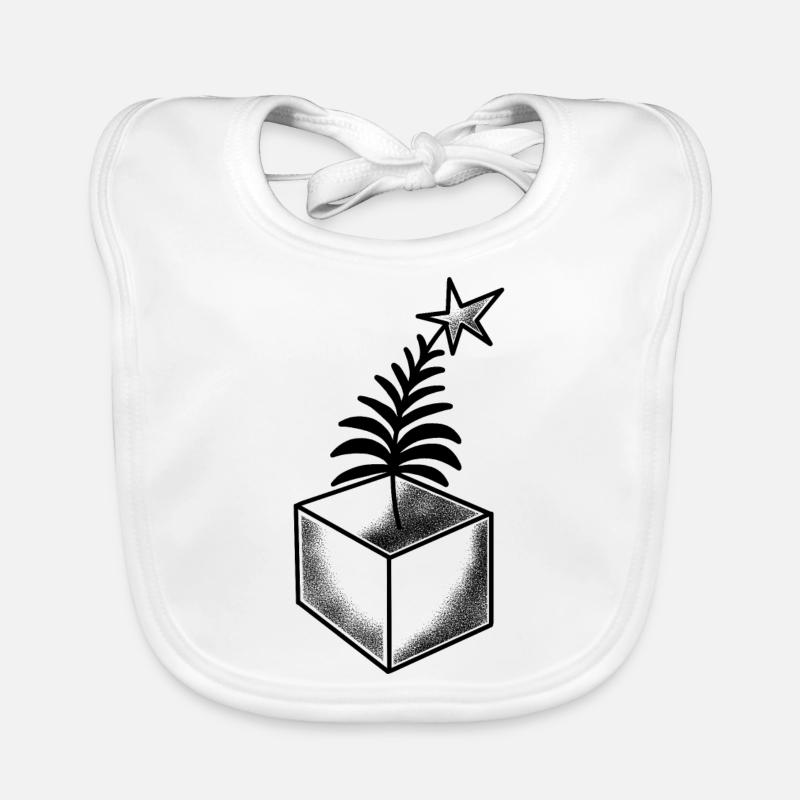 Boîte de Noël sorcière de style Tat Bavoir bio Bébé