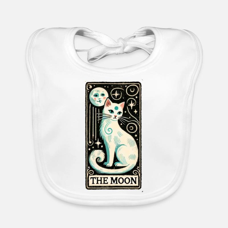 Le Tarot de la Lune Bavoir bio Bébé