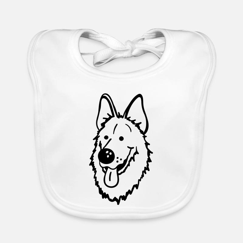 German Shepherd Organic Baby Bibs