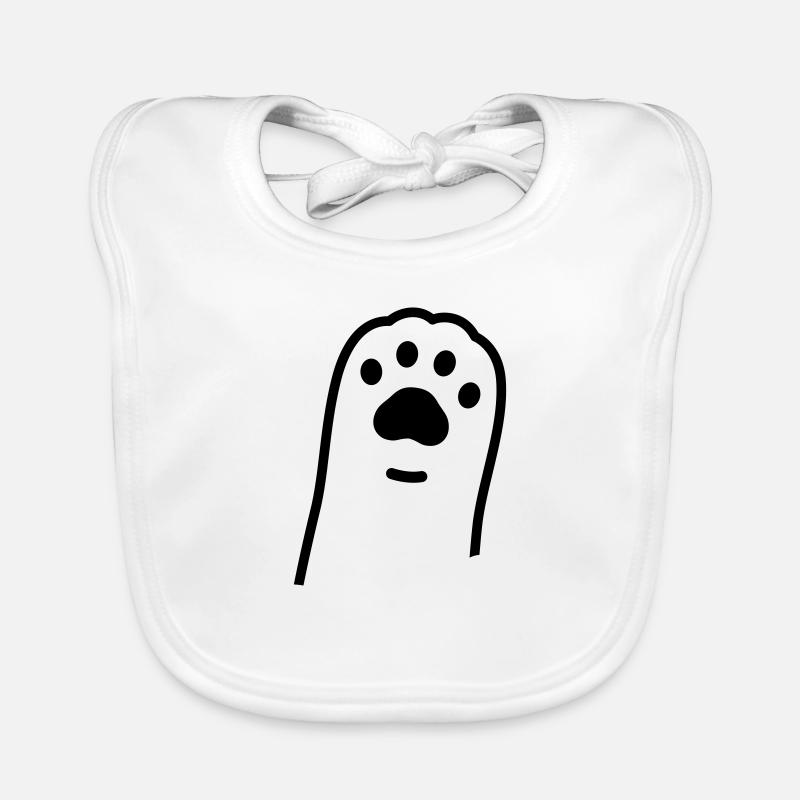 Cat Paw Organic Baby Bibs