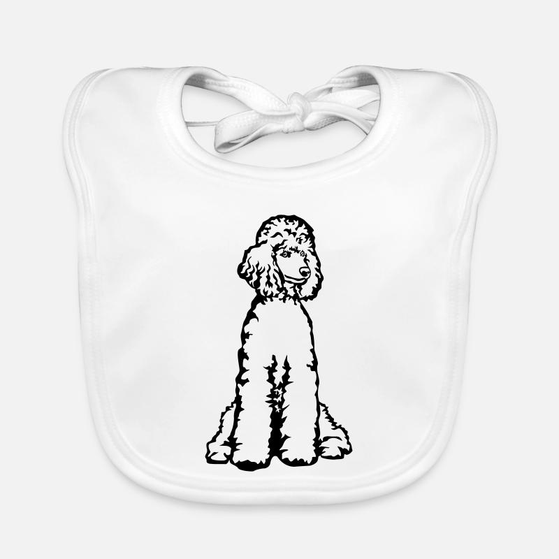Caniche Bavoir bio Bébé