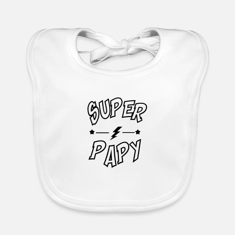 Super Papy Bavoir bio Bébé