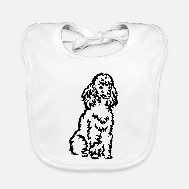 Caniche Bavoir bio Bébé