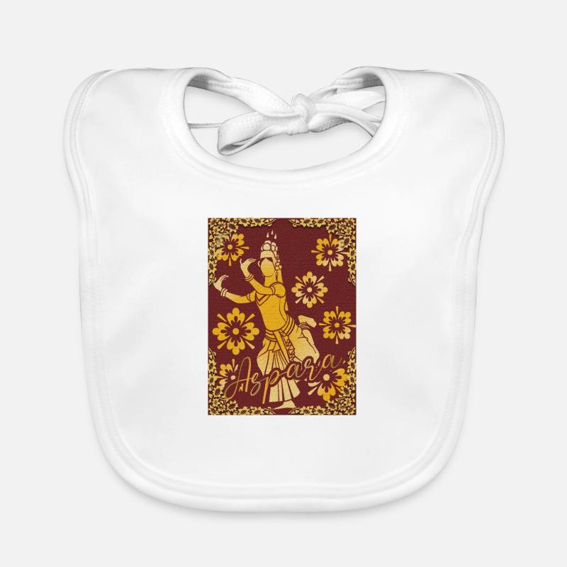 Cambodia Tradition Dance Khmer Apsara I Gift Organic Baby Bibs