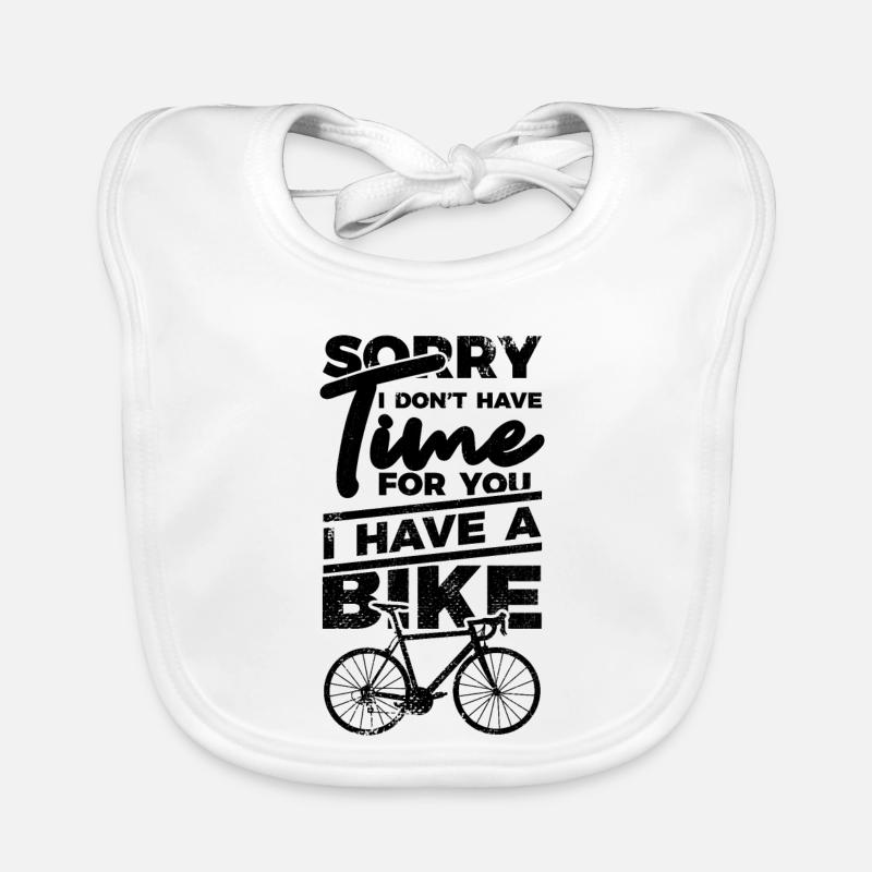 Bicycle slogan Organic Baby Bibs