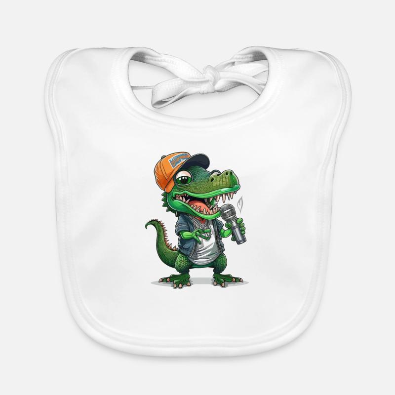 Alligators Flow Organic Baby Bibs