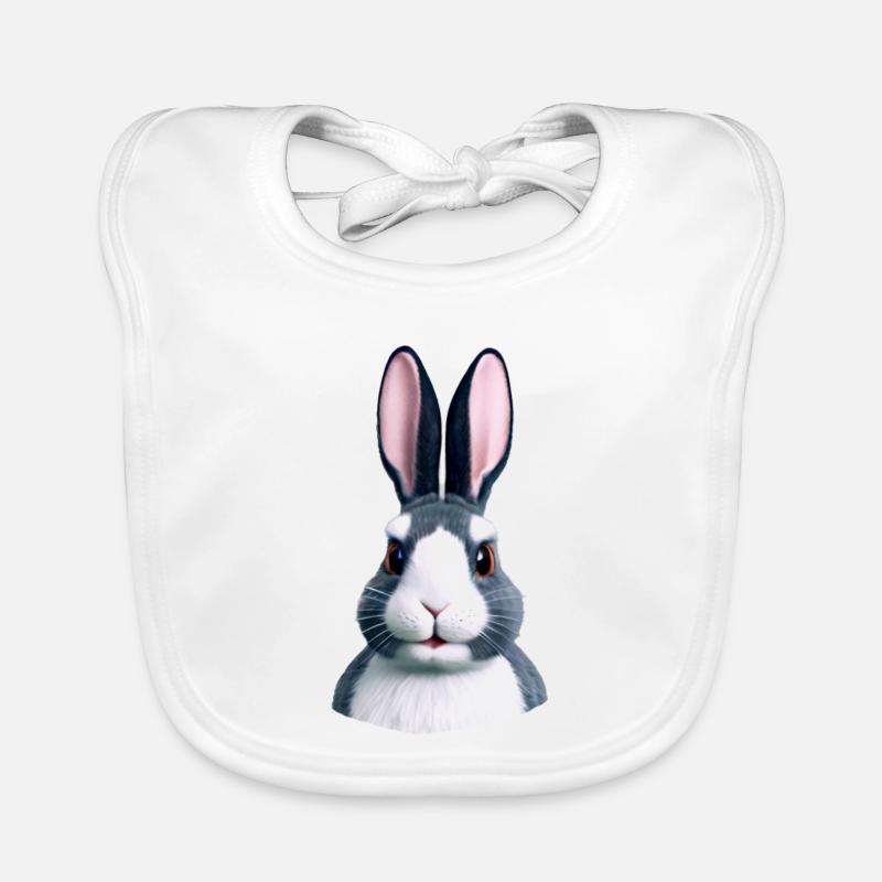 Hase - Nicht nur an Ostern Baby Bio-Lätzchen