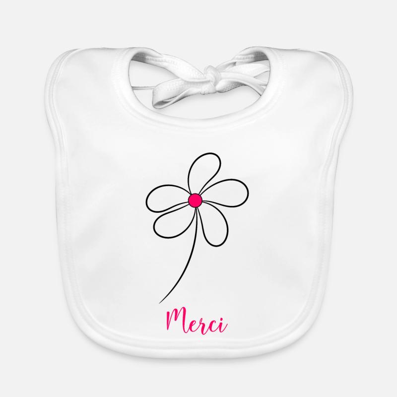 MAÎTRESSE. MERCI Bavoir bio Bébé