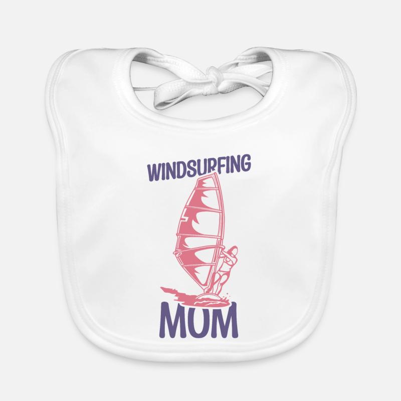 Windsurfing Mutter Baby Bio-Lätzchen