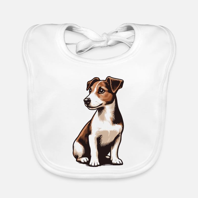 Jack Russell Terrier Baby Bio-Lätzchen