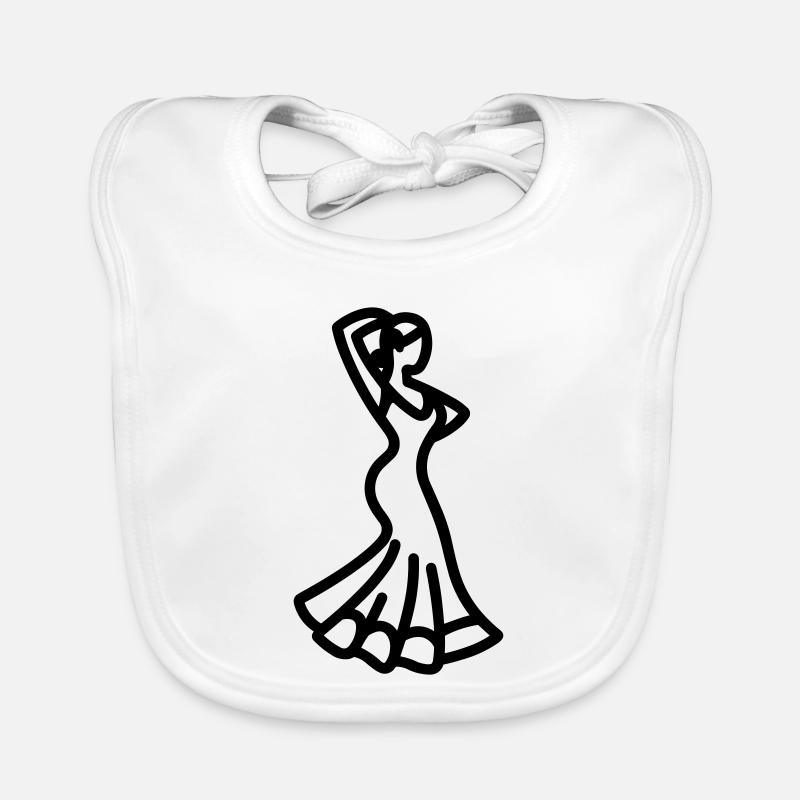 Flamenco Baby Bio-Lätzchen
