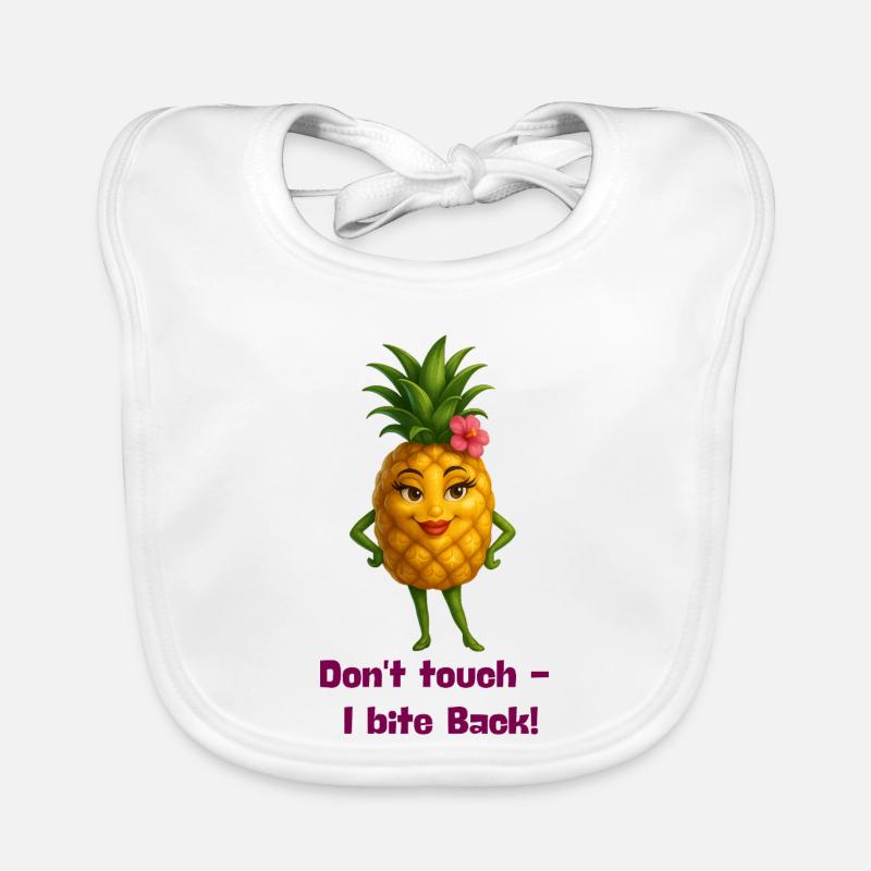 Don´t touch Ananas Baby Bio-Lätzchen