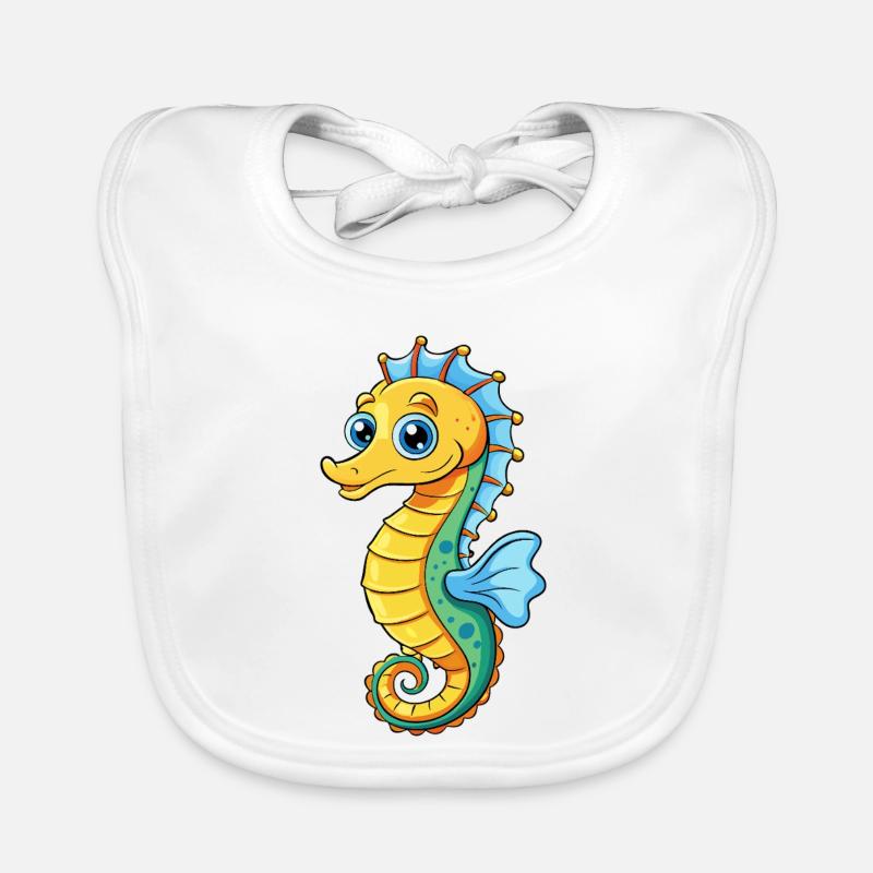 Hippocampe Bavoir bio Bébé