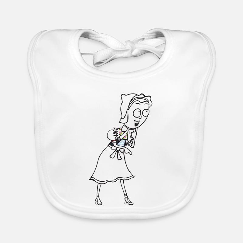 SERBSKA JANKA - contour - Bavoir bio Bébé