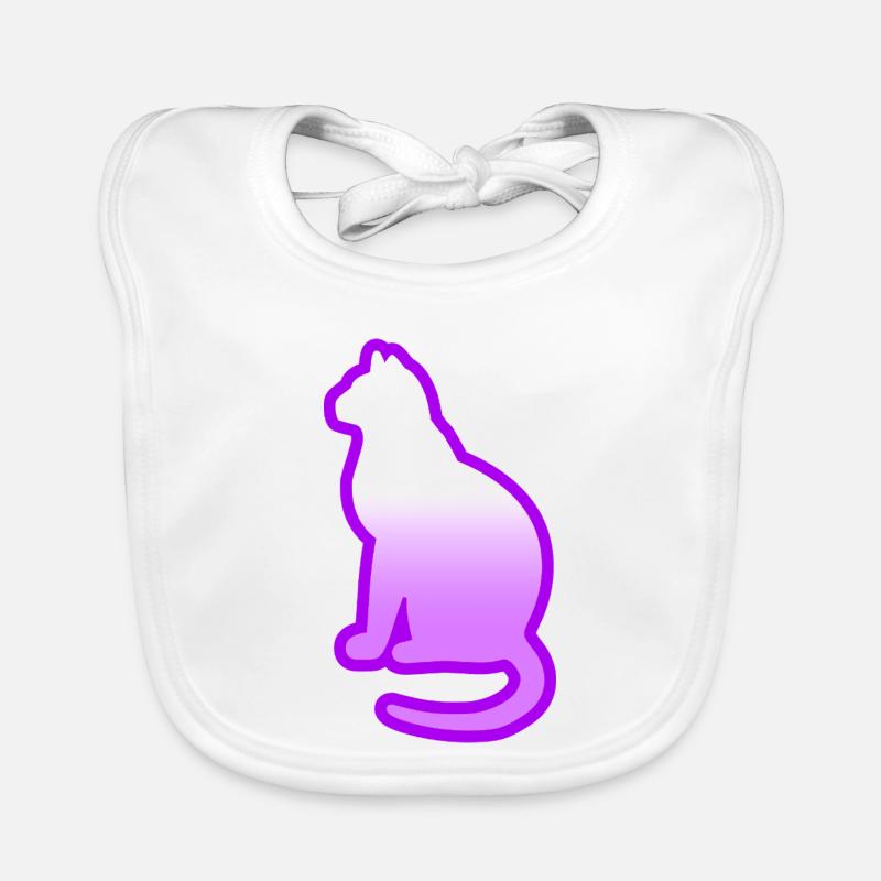 Cat Organic Baby Bibs