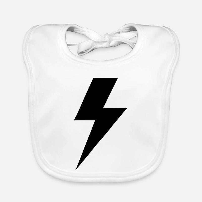 Lightning Strike Organic Baby Bibs