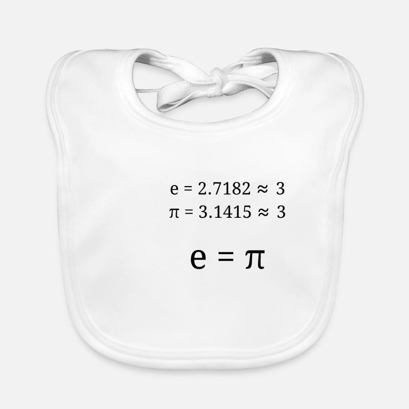 e = π Baby Bio-Lätzchen