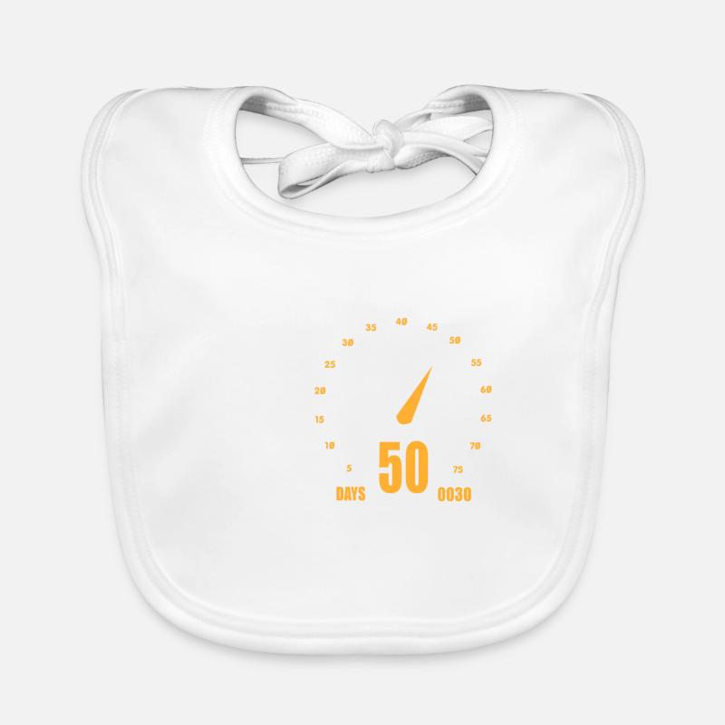 Oldometer, age indicator Organic Baby Bibs