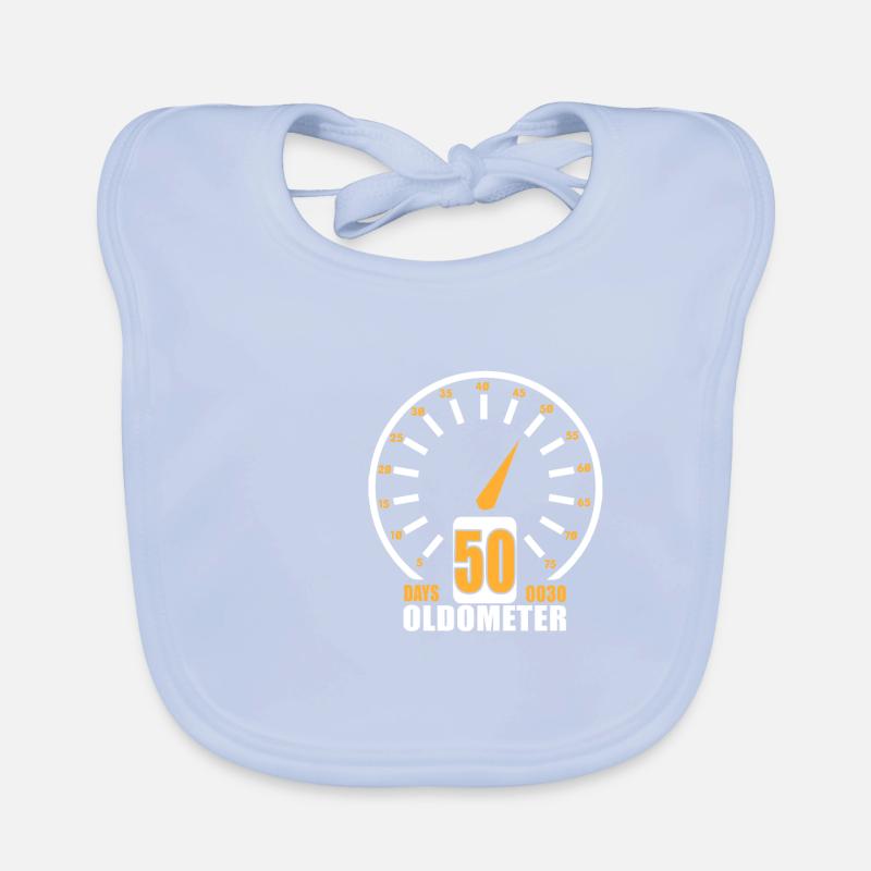 Oldometer, age indicator Organic Baby Bibs