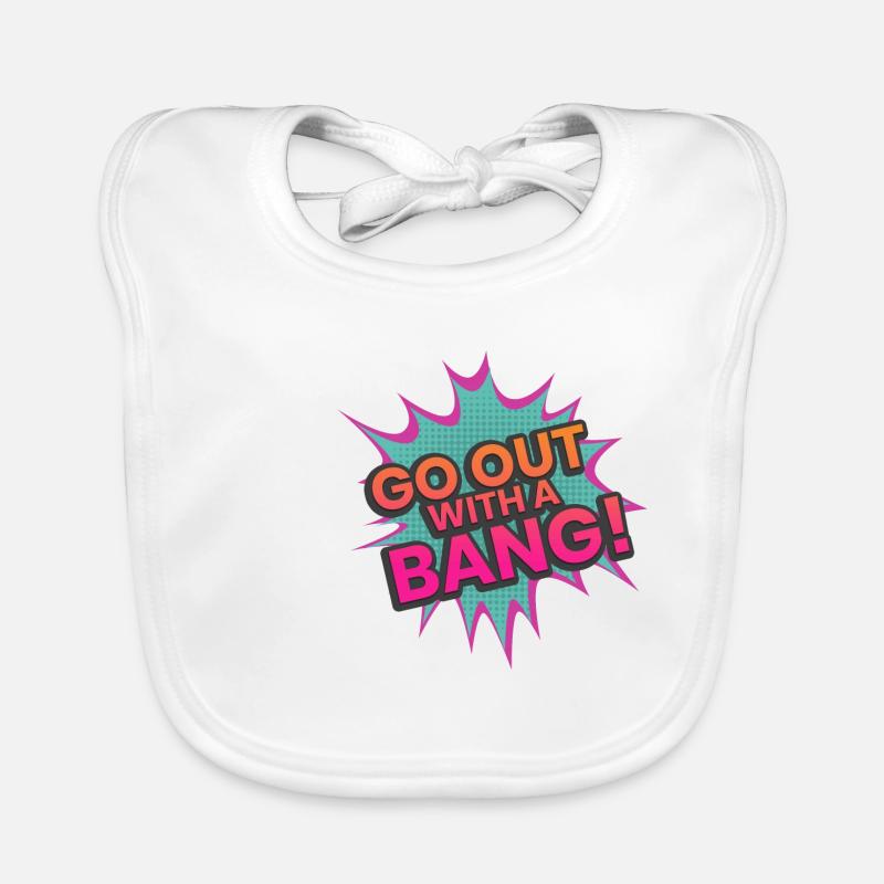 speech bubble Organic Baby Bibs