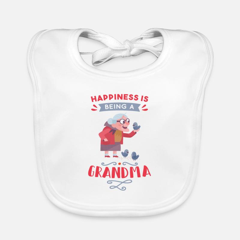 Enkel Großmutter Geburtstagsgeschenk spruch oma Baby Bio-Lätzchen