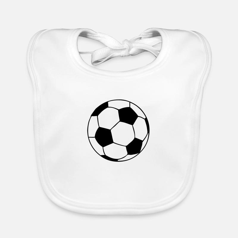 Fußball foot ballon Baby Bio-Lätzchen