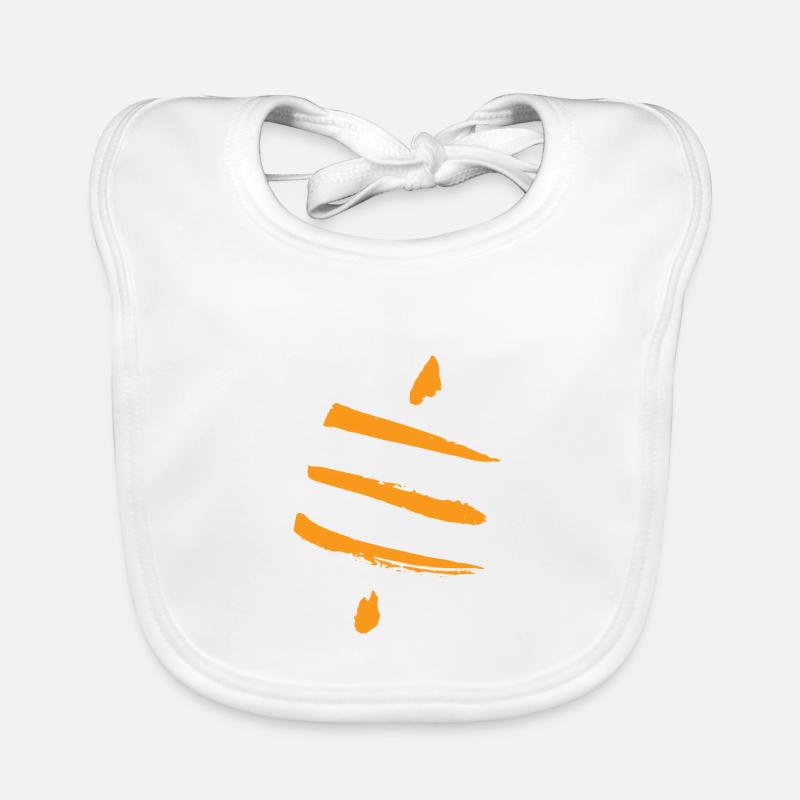 Retro Bitcoin Crypto Satoshis Symbol 21 Baby Bio-Lätzchen