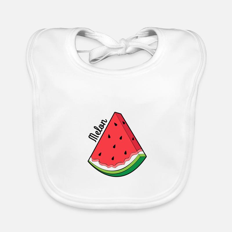 Melon au melon Bavoir bio Bébé